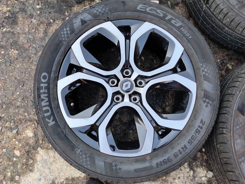 Jante Renault r18 Arkana  Kadjar Captur Koleos et 35 anvelope vara 215 55 18