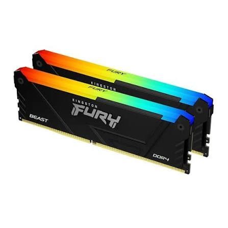 RAM Памет Kingston Fury Beast RGB, 64gb (2x32) 3200Mhz