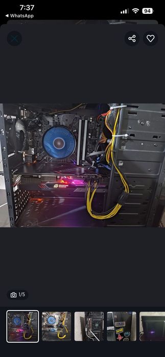 Продам игровой пк +моник