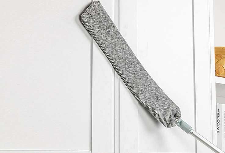 Телескопична четка за прах с 2 приставки, дължина достигаща до 250 см