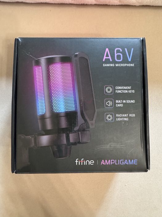 Продаю микрофон для стрима fifine a6v
