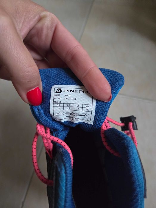 Планински обувки момиче ALPIN PRO номер 35