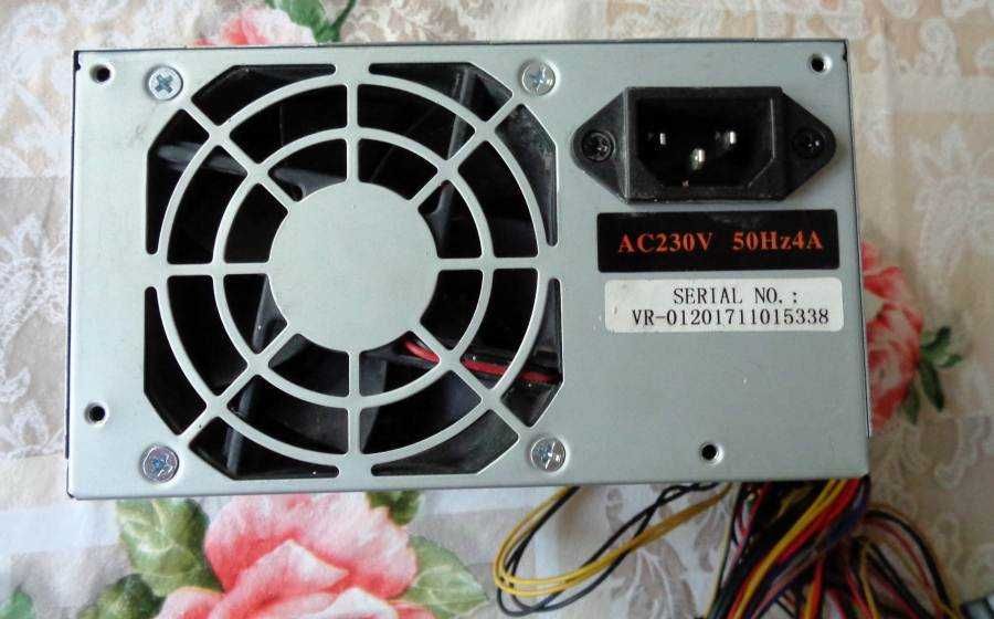 Блок питания 400 ватт офисный, 2sata+2molex