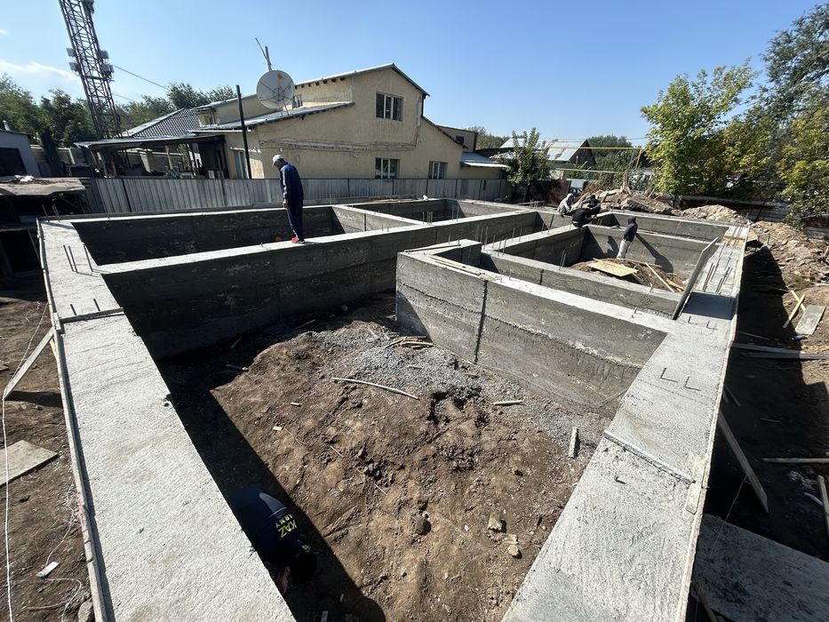 Заливка Фундамент