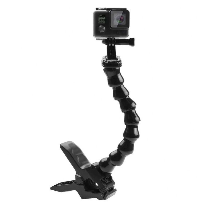Sistem prindere clema si brat flexibil camera actiune GoPro DJI Osmo