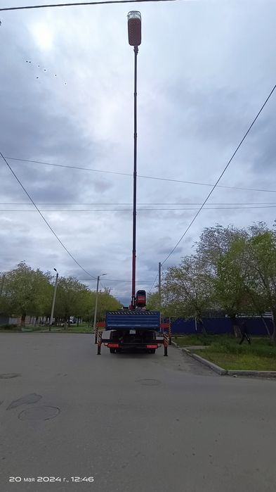 Услуги автовышки-манипулятора 20м.
