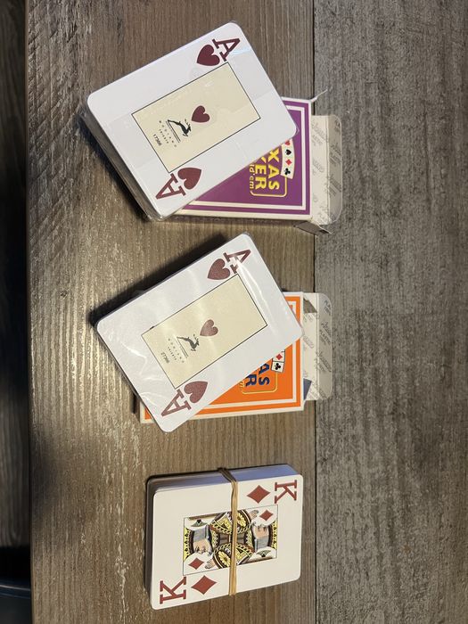 Чисто нови професионални карти за игра Texas hold’ em