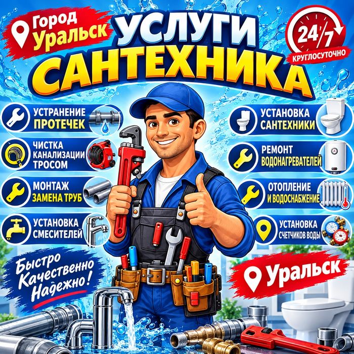 Услуги Сантехника 24/7