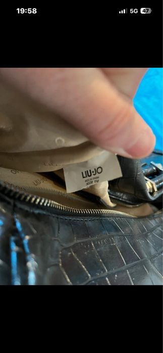 Geanta de mana piele rigida grea 22x13x33 Liu Jo in stare foarte buna