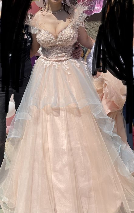 Бална рокля 2 в 1 шита по поръчка