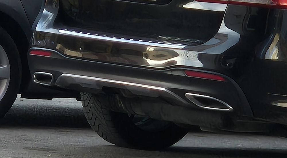 Дифузьор AMG Mercedes GLE W166  Мерцедес ГЛЕ