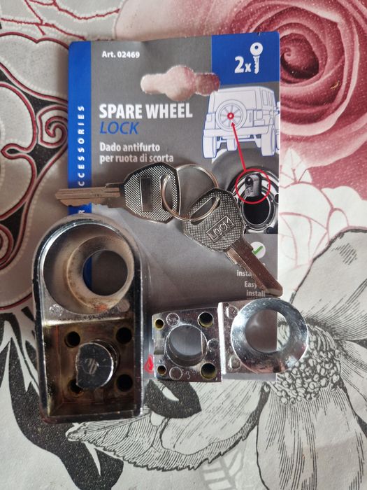 Заключване на резервна гума