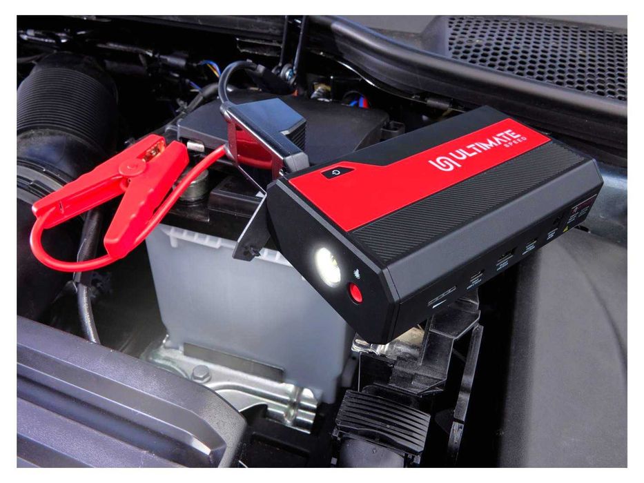 Jump starter, robot de pornire portabil auto cu powerbank si lanterna