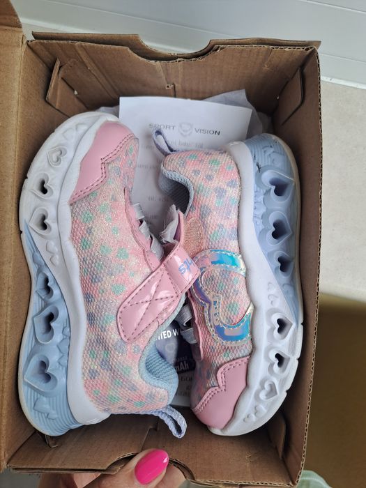 Маратонки Skechers flutter heart lights