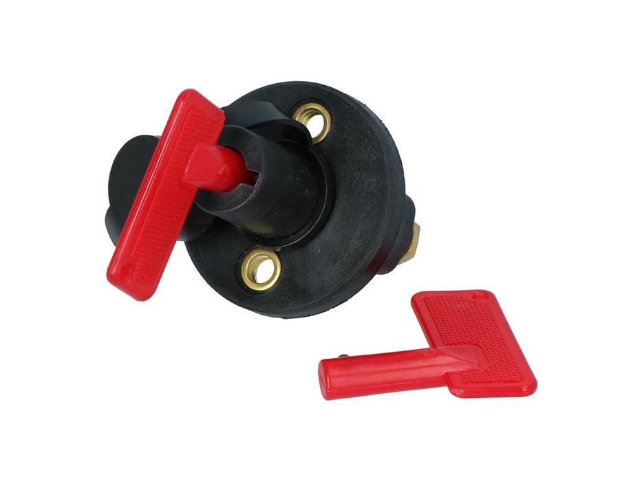 Contact general auto Carpoint 6V/12V/24V 300A cu 2 chei, intrerupator circuit baterie si oprire de urgenta