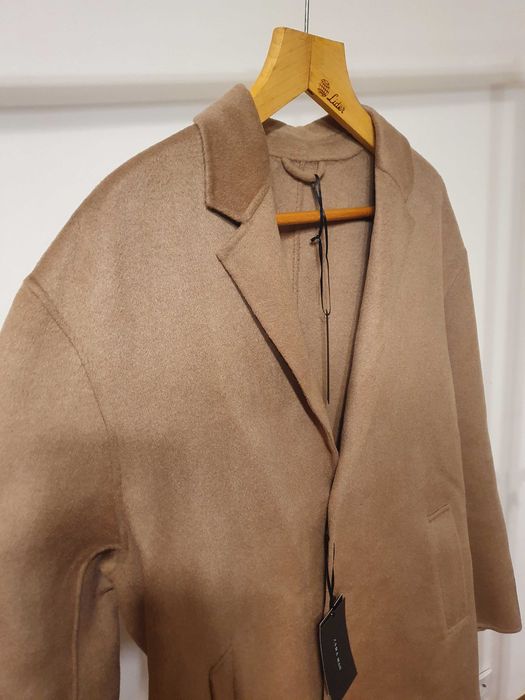 Palton barbati ZARA handmade din lana mar XL NOU