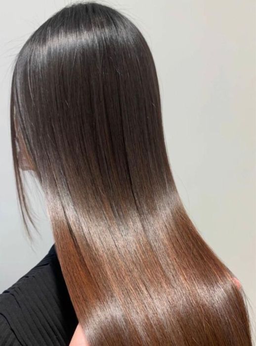 Наращивания волос - кератин волос