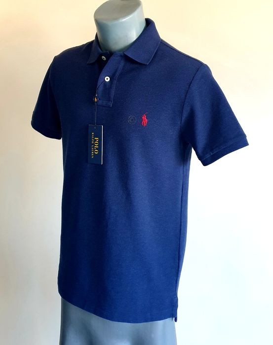 POLO Ralph Lauren Slim Fit Pique Cotton  M НОВО ОРИГИНАЛ Мъжка Тениска