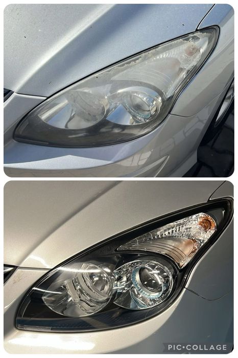 Polish faruri auto / POLIMERIZARE / polimer FARURI