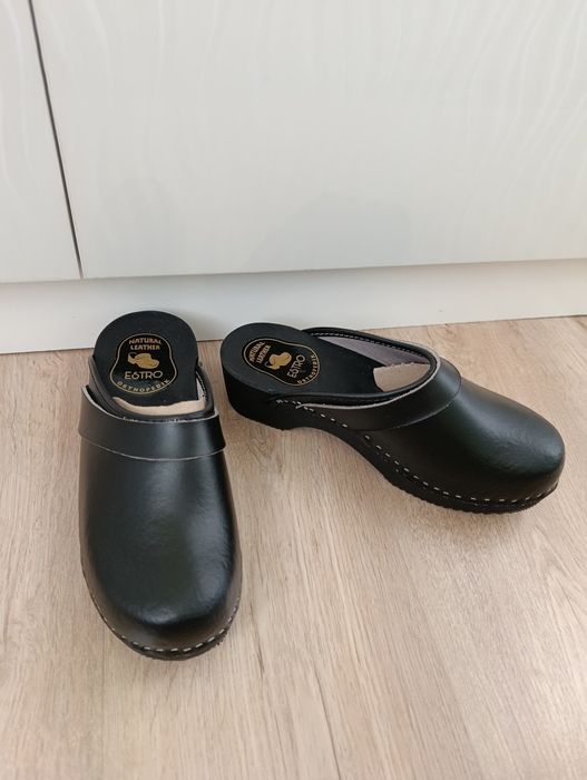 Сабо естествена кожа