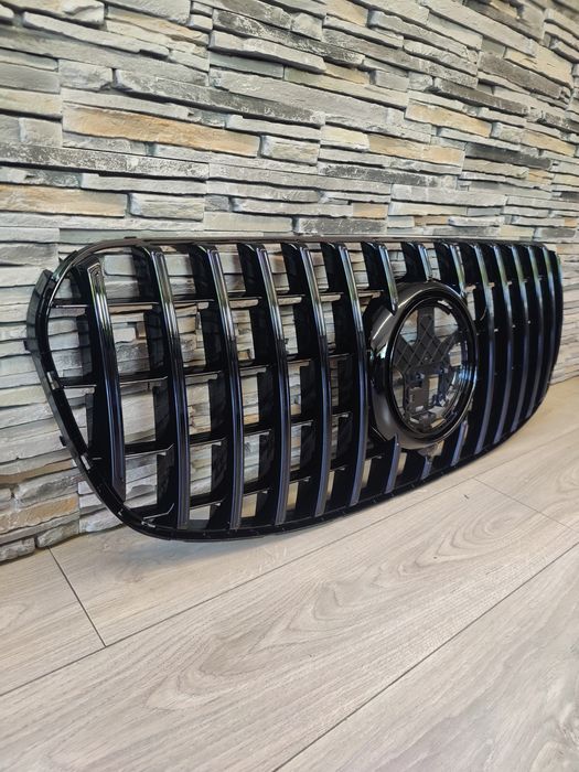 Grila Mercedes GLS X167 facelift (2023+) GTR panamericana Negru Lucios