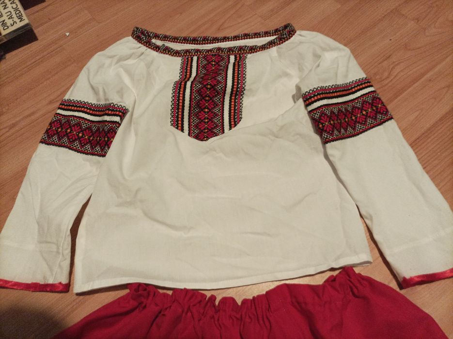 Poale, fustă populară - Costum popular fetiță