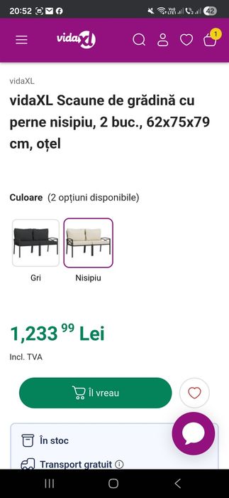 Scaune de grădină