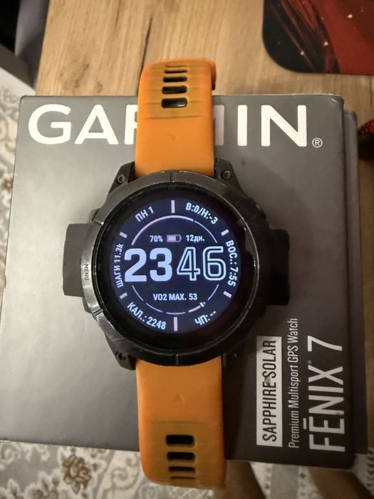 Garmin fenix 7 47mm Sapphire Solar Edition