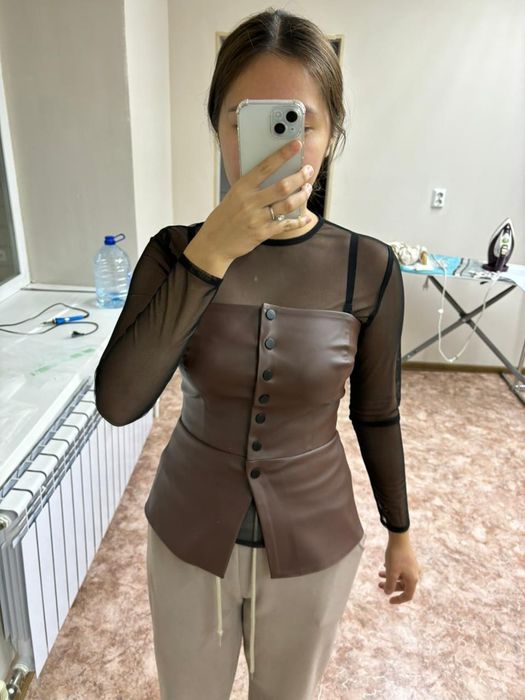 Корсет женская, коричневый