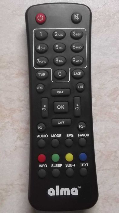 Receptor / receiver satelit digital ALMA S-1100 cu telecomanda