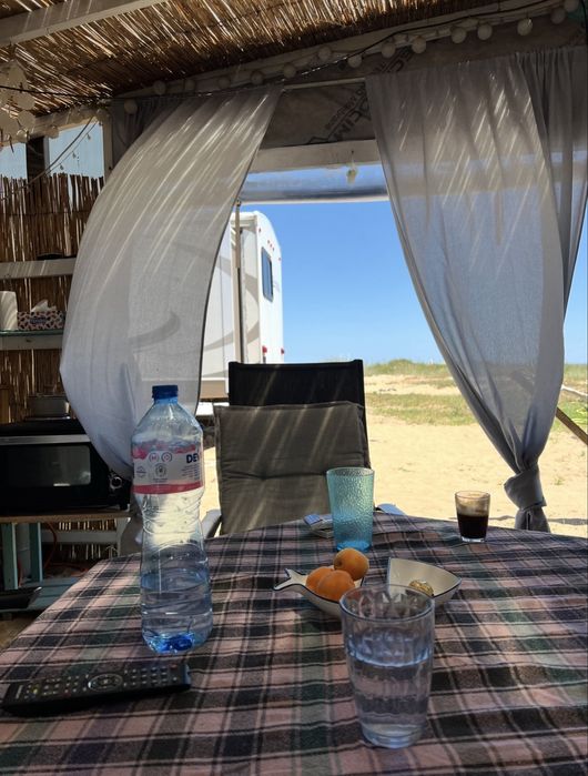 Каравана на къмпинг Градина