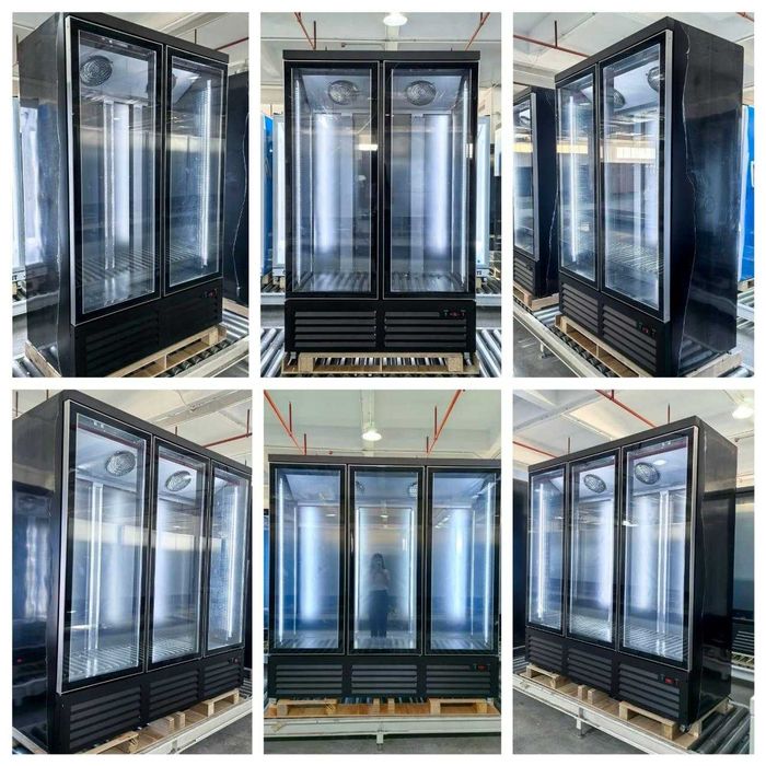 Vitrina verticala congelare cu 4 usi / 250 cm / STOC-NOU