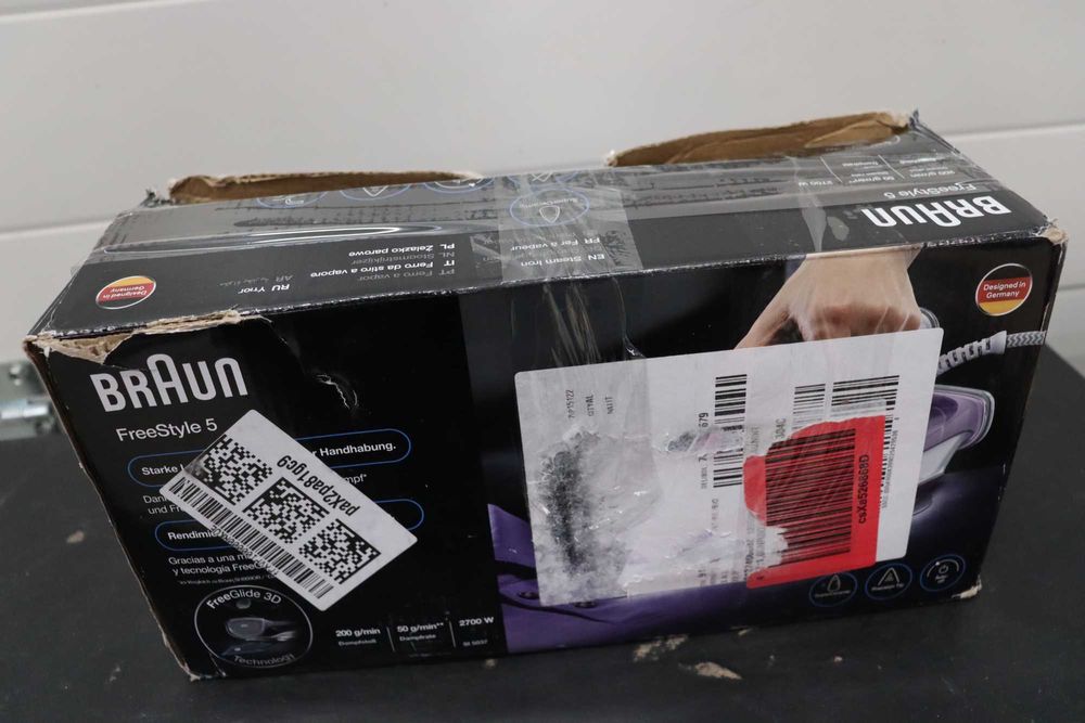 Ютия Braun TexStyle 5 SI FreeGlide 3D, 2600W, парa 180 г/мин, 300мл