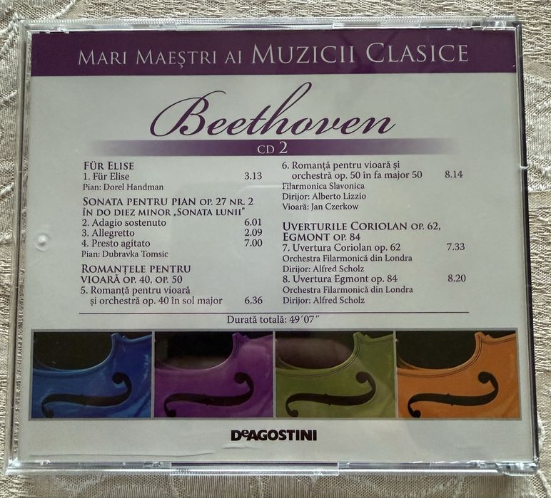 Set 7 CD-uri originale - Mari Maestri ai Muzicii Clasice