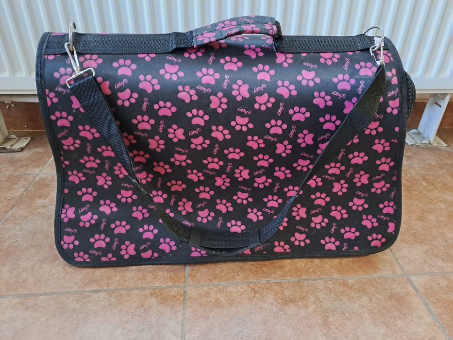 Cușcă transport textil mare