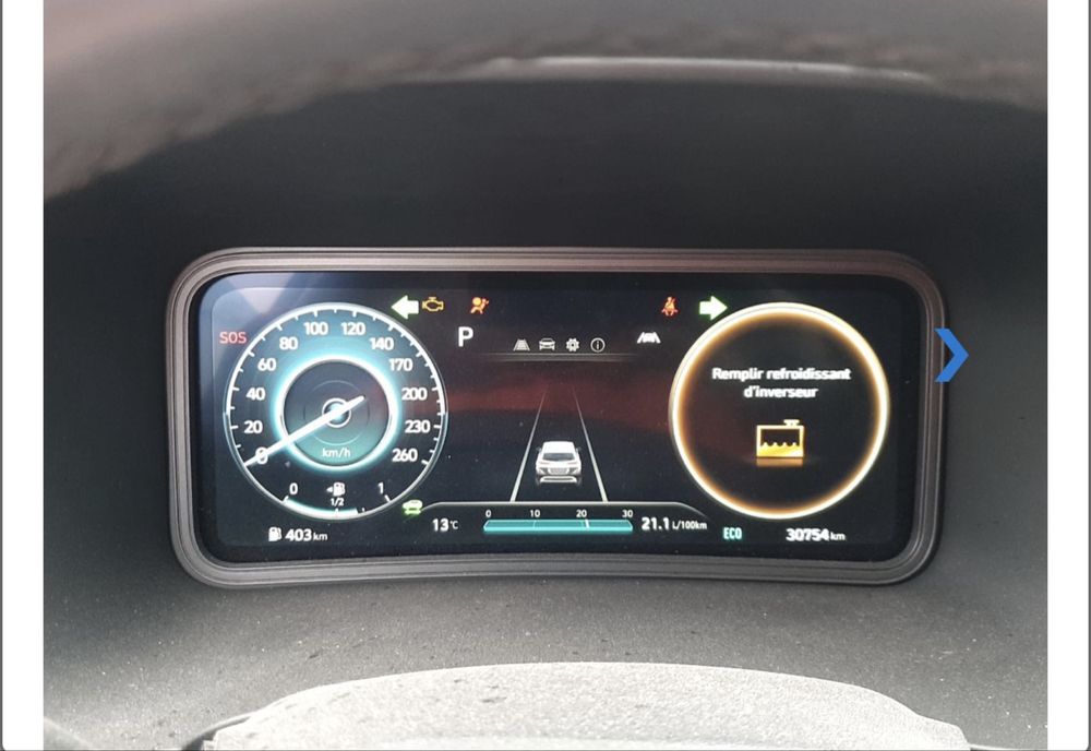 Hyundai kona 1,6 benzina si hibrid avariat