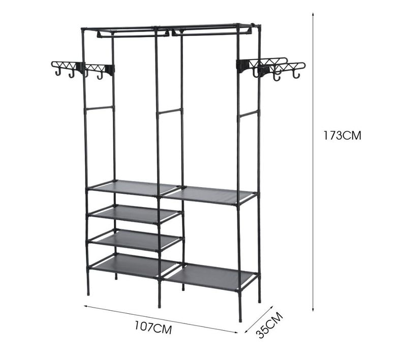 Suport pentru haine raft duport de depozitare pentru haine