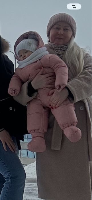 Комбенизон для девочки зима