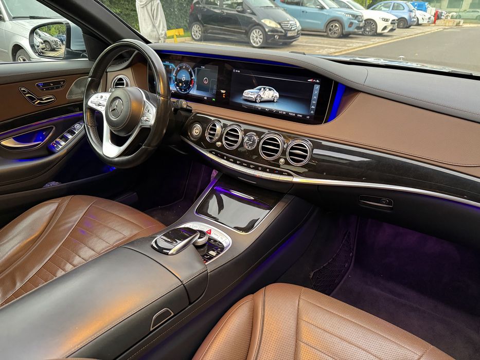 Mercedes Benz S Class S 350 CDI 4MATIC LONG Facelift  2018/10 AMG 63 Pack • Designo Diamond Silver