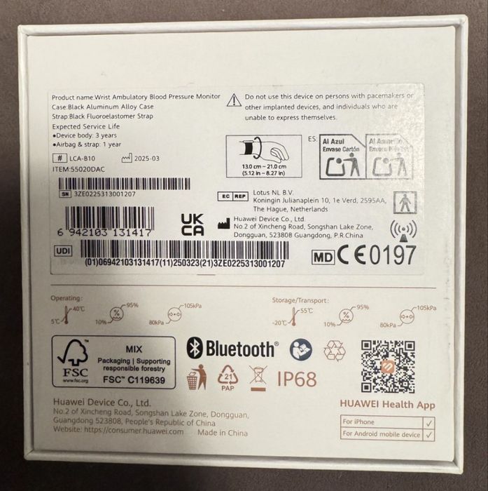 Ceas inteligent medical Huawei watch D-2.