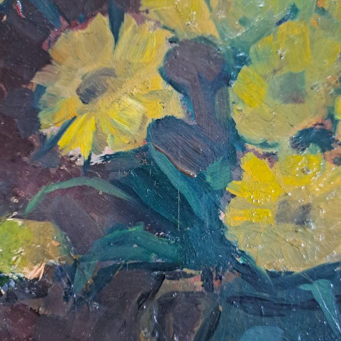 Pictură "Anemone", Vasile Mureșan Murivale(n.1957)