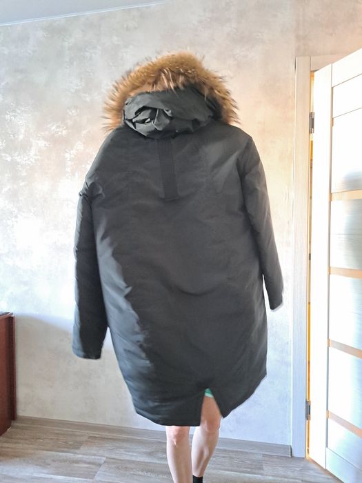 Женский пуховик био пух