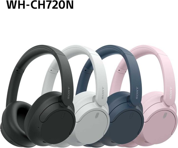 Нови Безжични Слушалки Sony WH-CH720, ANC, 2 години Гаранция, до 35 часа
