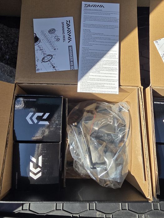 Mulineta Daiwa Whisker 45SCW 5000LD QD X 2 + Mulineta Shimano Ultegra Spod XTE