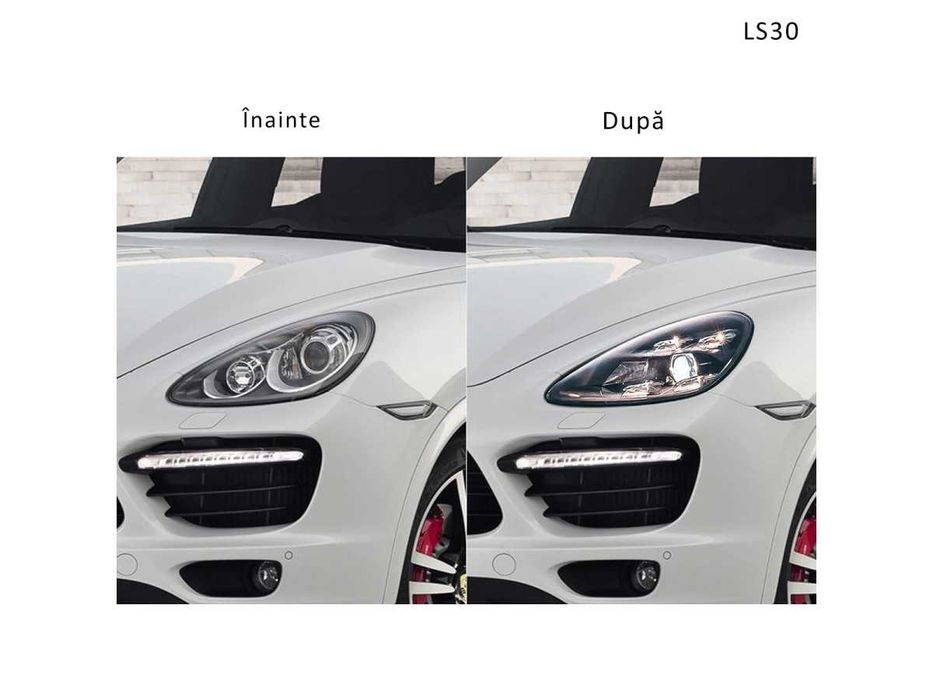 Set tuning faruri LED pentru Porsche Cayenne 2011-2014