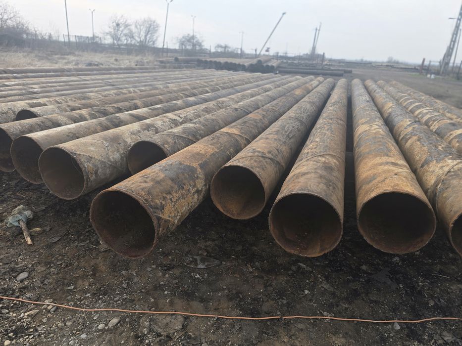 Vand teava sudata elicoidal 406 grosimi 7,9 / 9,5 /12,7 protectie OL