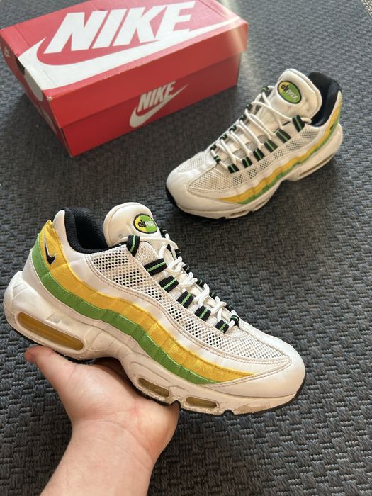 Adidasi Air Max 95 Essential Green Apple Tour Yellow
