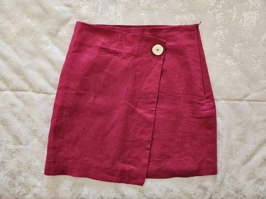 Fusta Mango din in roz 34/XS