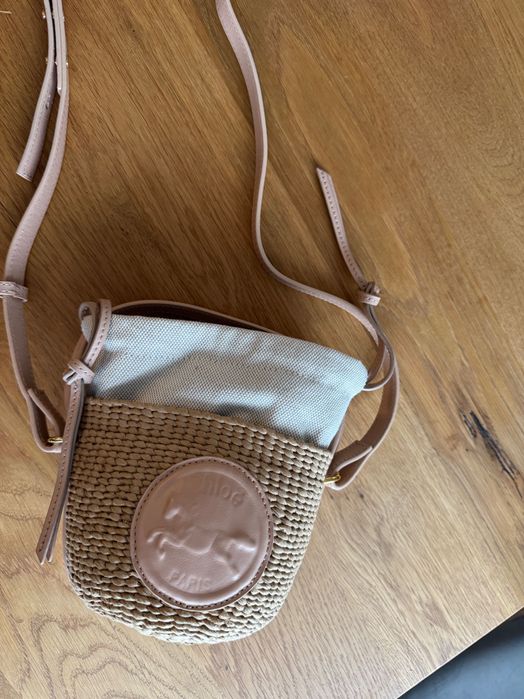 Мини чантичка кошница Chloe чанта