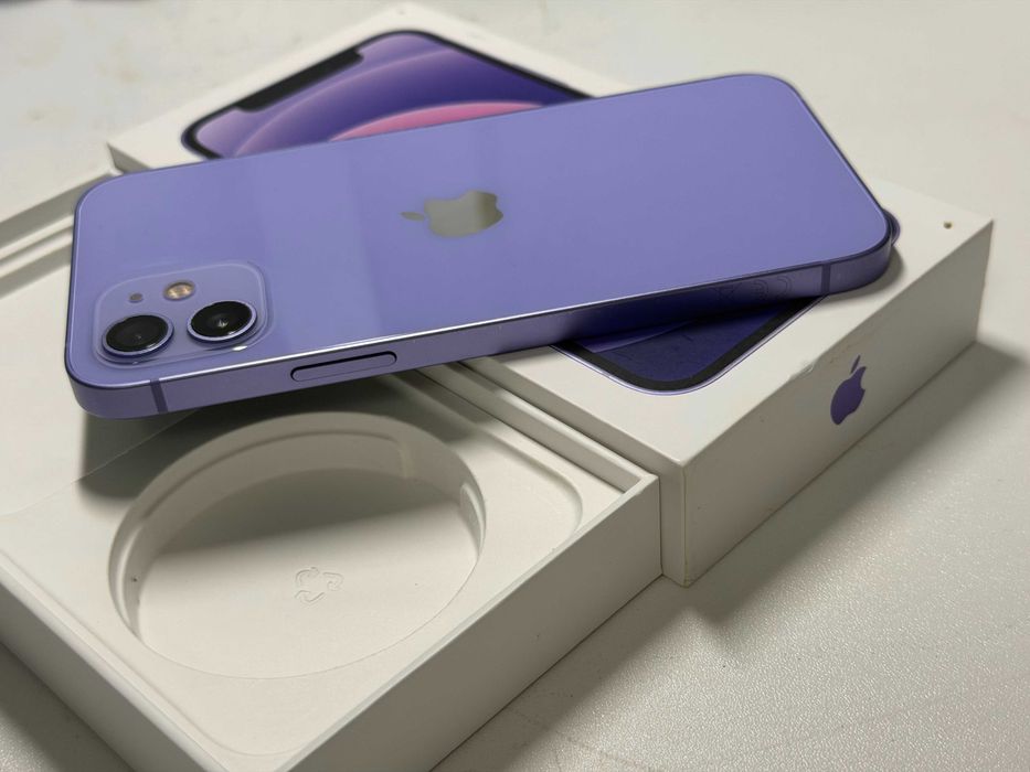iPhone 12, Purple, 64Gb, Liber de retea | Cod - G1012